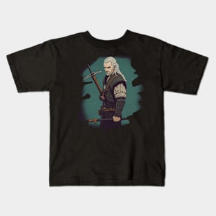 The Witcher Sumi-e Kids T-Shirt